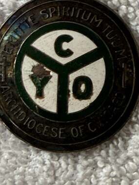 CYO ORGANIZATION - New Plaque Tile AWARD - GIFT w/Gold Wreath + Insert FAST SHIP